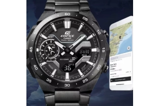 Часы Casio ECB-2200DC-1A кварцевые Япония